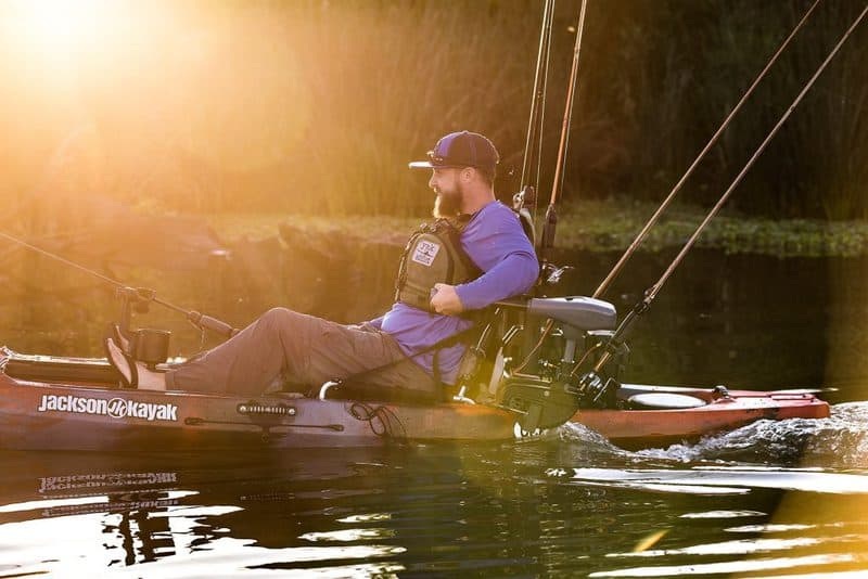 Use an electric motor in your kayak for more fun and effective results!!